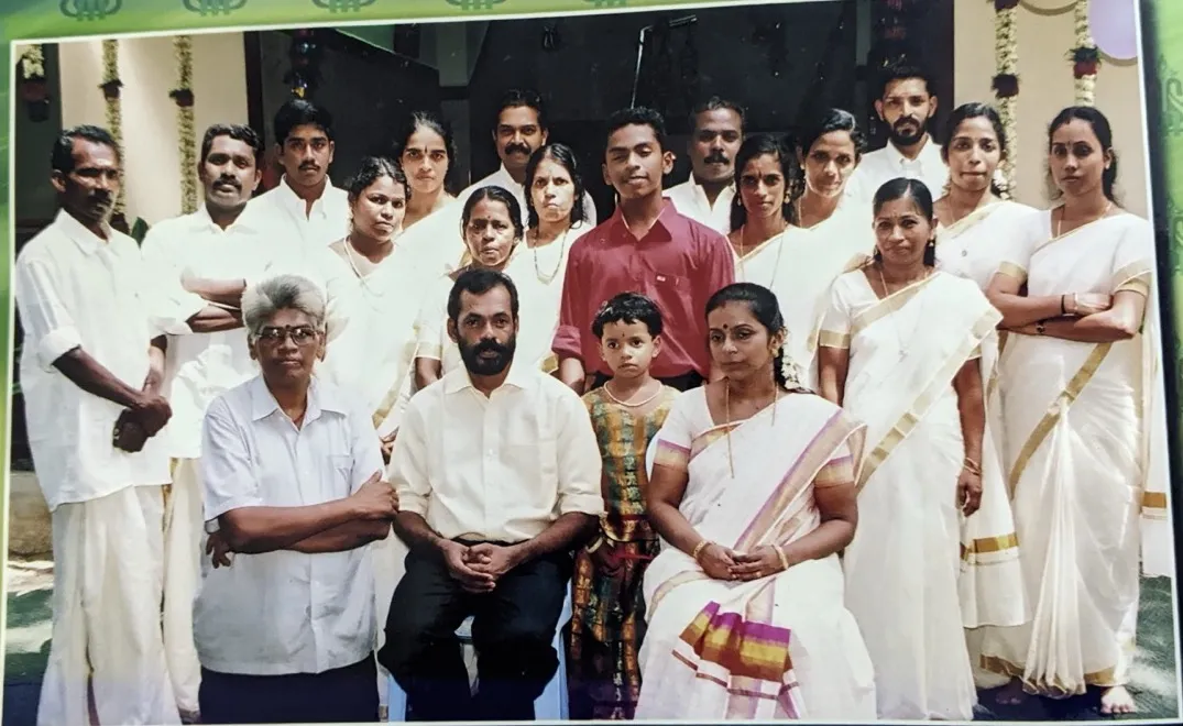 Dr. T.D. Bose with the founding team of Agasthya Ayurvedic Medical Centre, from the 2006 inauguration album