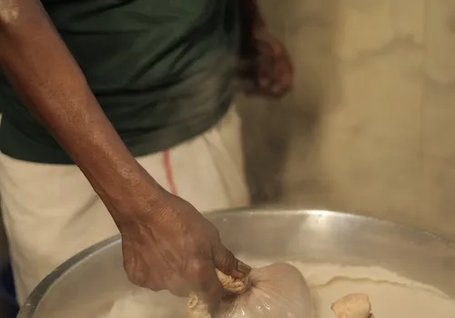 Upanaham poultice therapy for lumbar spondylosis at Agasthya Ayurvedic Hospital Kerala