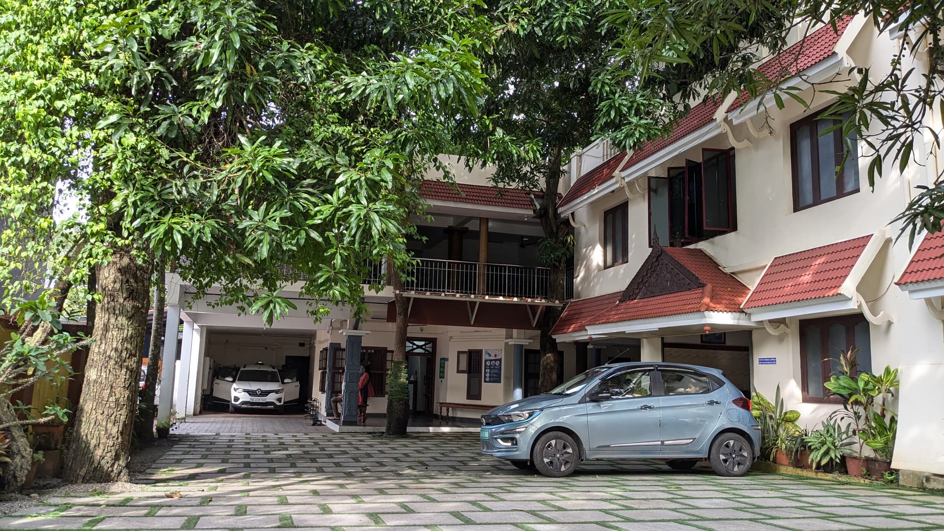 Front entrance of Agasthya Ayurvedic Hospital