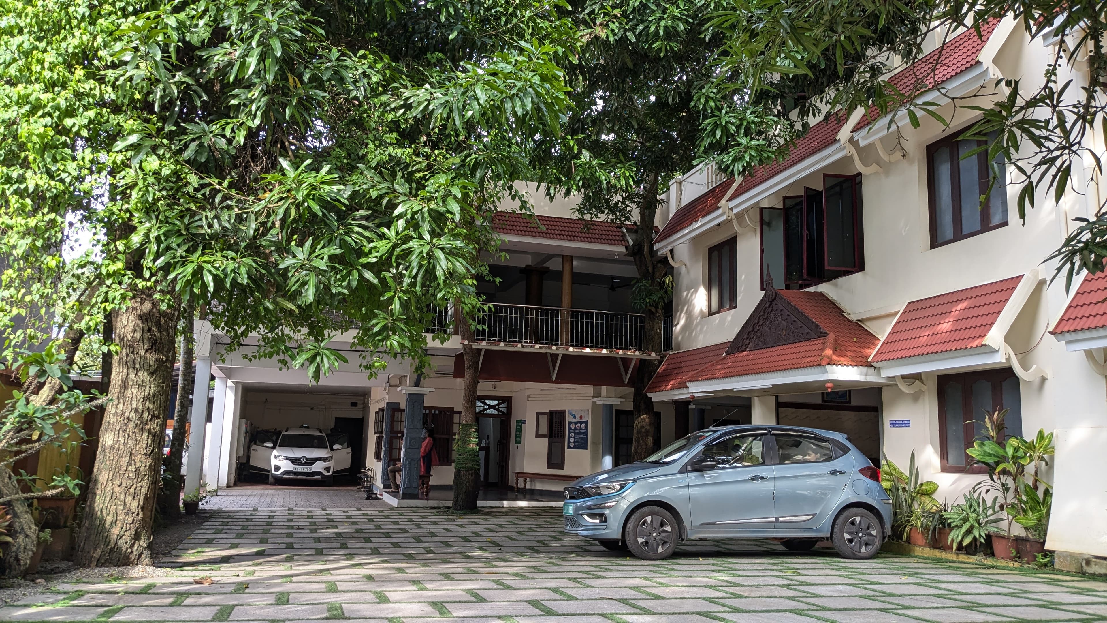 Front entrance of Agasthya Ayurvedic Hospital